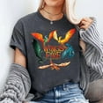 thumbnail image 2 of Wings of Fire Dragon Circle T-Shirt Unisex, Sizes S-5XL - Gategoo, 2 of 5