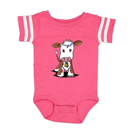 

Inktastic Little Brown Cow Gift Baby Boy or Baby Girl Bodysuit