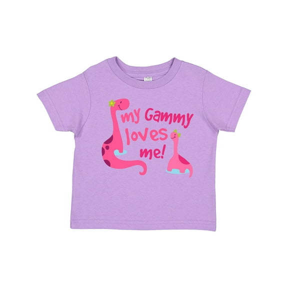 Inktastic My Gammy Loves Me Girl Dinosaur Girls Toddler T-Shirt