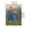 thumbnail image 2 of Hilo de bordar algodón completo 11CT estampado Prairie Cowboy Kid punto de cruz 40x55cm, 2 of 9
