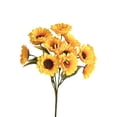 thumbnail image 2 of MMJ Artificial Flowers Sunflower Silk Bouquet Faux Yellow Bloom Stem for Living Room Office Floor Vase Farmhouse Decor, 2 of 6