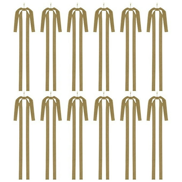 Decoraciones Del Árbol de Navidad Arcos Del Árbol de Navidad 12Pcs 40x60cm Colgante Del Arco de Terciopelo Extra Grande