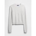 thumbnail image 4 of Suéter GAP para Mujer Cashsoft Cuello Redondo Gris Claro XXL, 4 of 4