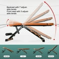 thumbnail image 2 of Wonder Maxi Adjustable Weight Bench Strength Training Foldable Workout Bench Up to 700 lbs (Brown), 2 of 5