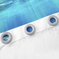 thumbnail image 3 of Erosebridal Ocean Whale Curtains for Living Room,Marine Sealife 30%-50% Blackout Curtains Set of 2 (38x45),Uderwater World Decor, 3 of 6