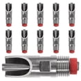 thumbnail image 3 of Miangastore 10pcs Pigs Waterer Automatic Piglets Feeders Stainless Steel Livestock Drinking Tools, 3 of 9
