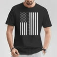 thumbnail image 2 of Total Solar Eclipse US American Flag 04.08.2024 Tee – Unisex Adult Cotton T-Shirt Featuring Totality Graphic for Casual or Commemorative Wear, Size M, Color Black, 2 of 4