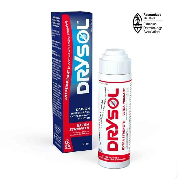 Drysol Antisudorifique Tampon Ultra puissant 20% (35 ml) Bouteille 35 ml