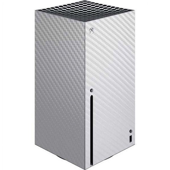 Skinit Textures White Carbon Fiber Xbox Series X Console Skin