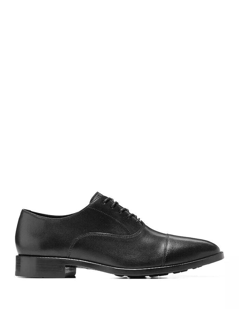 Cole Haan Mens Hawthorne Leather Toe Cap Oxfords - Walmart.com display picture 1