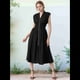 thumbnail image 4 of Vestido Casual de Verano para Mujer, Color Negro, Talla M, 4 of 8