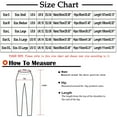 thumbnail image 3 of Odeerbi Pants for Women 2025 Casual Pants Trendy Striped Printed High Waist Flare Pants Black, 3 of 9