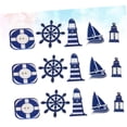 thumbnail image 2 of Yazoeia 50pcs Clothes Buttons Wooden Button Nautical Style Buttons DIY Clothes Button Boat Button for Clothes CJC912-139500, 2 of 9