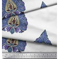thumbnail image 2 of Soimoi Polyester Crepe Fabric Leaves & Floral Block Fabric Prints by Yard 52 Inch Wide, 2 of 3