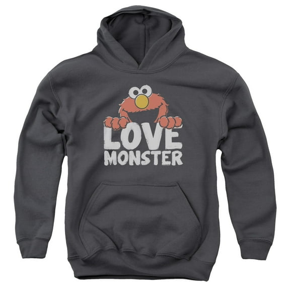 Sesame Street - Love Monster - Youth Hooded Sweatshirt - Medium
