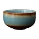 thumbnail image 1 of Tazón de té de cerámica, artesanía, de 500 ml Ceremonía de té Chawan tazón de té de tazón para mezclar para amigos de la familia regalo Limpiador de hilo azul, 1 of 8