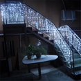 thumbnail image 4 of Cortina de luces Led para decoración de Exteriores, guirnalda de luces navideñas de 5M, cascada, 0,4-0,6 m, aleros para fiesta y jardín, 4 of 4