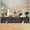 Black-42" Tall x 200" Wide（ With Reinforced Bar ）, variant on Reinforced 42" Tall X 80" Wide Retractable Dog Gate For Hallway Extra Gates Dogs Indoor High Bar Doorways Pet Outdoor  Black
