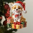 thumbnail image 3 of Christmas Gift Dog Acrylic – Unique Acrylic Christmas Decoration for Dog Lovers, Holiday Dog Gift, Dog-Themed Christmas Tree Ornament, Perfect for Pet Owners, 3 of 6