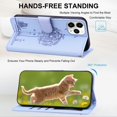 thumbnail image 2 of ELEHOLD Case for iPhone 11 Pro Max, Premium PU Leather Wallet Flip Case Folio Cover with Card Holder Kickstand,Lightpurple, 2 of 5