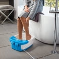 thumbnail image 2 of Homedics Bubble Bliss Deluxe Foot Spa  with Heat Maintenance, 3 Attachments- Blue, 2 of 12