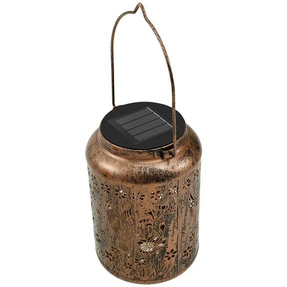 Solar Lanterns Outdoor Waterproof Hummingbird Garden Decor Christmas Gifts for Women Mom Grandma Hanging Solar Lights Metal Solar Decoration Outside for Yard, Patio,Backyard,Porch
