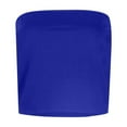 thumbnail image 7 of YDKZYMD Womens Pleated Tube Tops Strapless Bandeau Basic Sleeveless Cute Y2k Crop Tops Backless Slim Fitted Smocked Going Out Junior Solid Tops Stretch Layering Summer Teen Girls Skinny Tops Blue XS, 7 of 7
