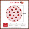 thumbnail image 2 of Fotbe Strawberry Pattern Christmas Tree Skirt, Tree Skirts Plush Christmas Decorations, Christmas Tree Skirts Xmas Decorations Holiday Party Decor-48", 2 of 6