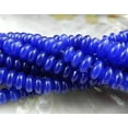 thumbnail image 2 of EOEMY New Natural 5X8mm Blue Sapphire Rondelle Abacus Gemstone Loose Beads Strand 15", 2 of 5