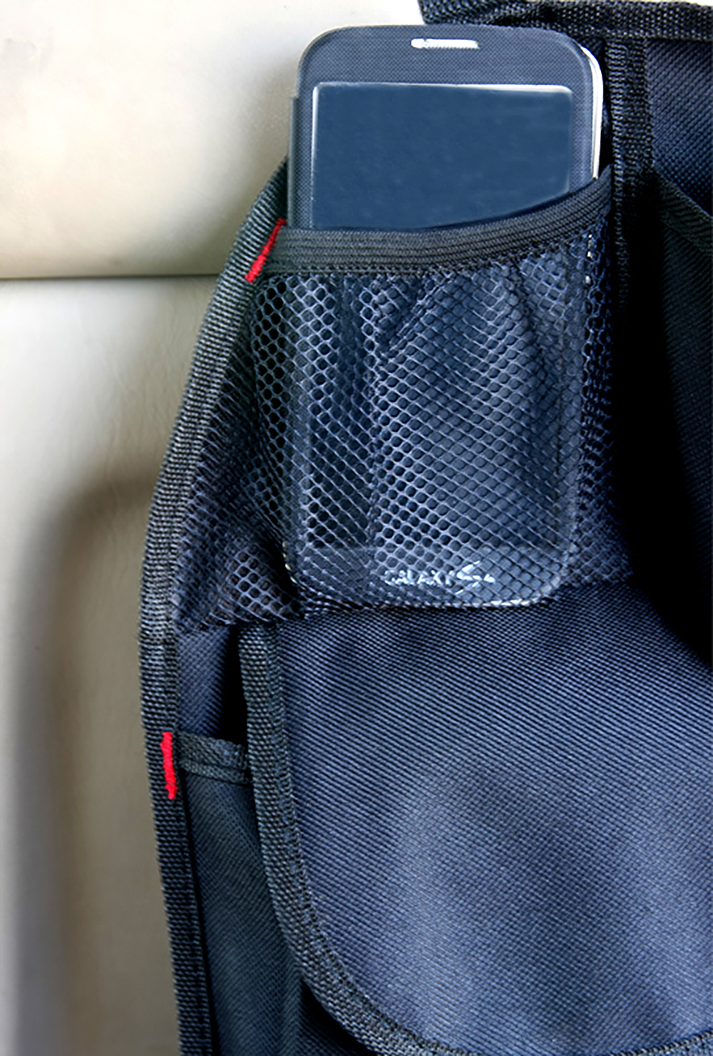 YupbizAuto Car Auto Front/Back Seat Organizer Cell Phone Holder Multi-Pocket Travel Storage Bag, Black Color - image 3 of 6