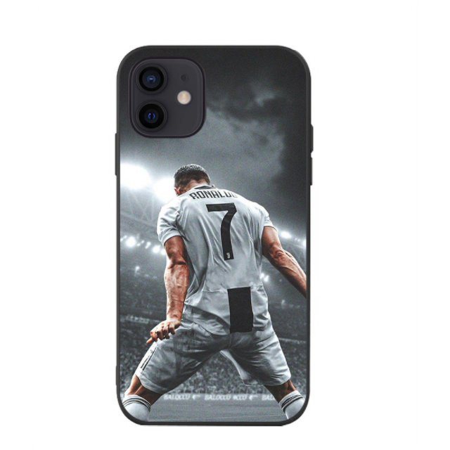 IPhone 12 13 14 Mini Pro Max plus phone case, Football star RONALDO Iphone case
