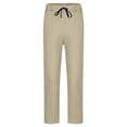 thumbnail image 3 of TGPMGRZ Boys Uniform Pants Elastic Waist Drawstring Summer Casual Chino Joggers Youth Kids Back to School Clothes, 3 of 8