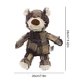 thumbnail image 3 of Juguete para perro con forma de oso, juguete de oso de peluche novedoso, suave y resistente para la salud Dental del perro, 3 of 7