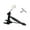 Black, variant on STARTIST Bass Drum Pedal Portable Single Foot Kick for Acoustic Drum Kits Performance Black