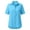 Sky Blue, variant on Women's Cotton Linen Tops Short Sleeve Button Down Blouse V Neck Loose Fit Shirt Lightweight Breathable Top for Travel Sightseeing Summer Daily Outfits by Gbobgt Blue XXL