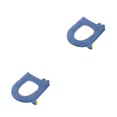 thumbnail image 2 of Asiento de inodoro compacto Monstrate Azul oscuro 2Conjunto, 2 of 6