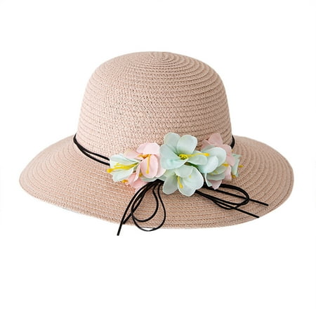 

Bescita Summer Baby Flower Breathable Hat Straw Sun Hat Kids Hat Boy Girls Hats