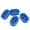 Blue, variant on 2 Hole Exhaust Hanger Bushing Muffler Upgrade EPDM Insulator Shock Absorbent Mount Bracket High-Density Hangers 12mm Hole (73mm x 47mm x 21mm) Universal Fit - Pack of 4