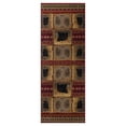 thumbnail image 4 of Tayse Nature Area Rug 6570 Novelty Red Bears Southwestern 2' x 3' Rectangle, 4 of 10