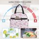 thumbnail image 4 of Fotbe Rose Flowers Bolsa de Almuerzo con Estampado, Lonchera Aislada, Contenedores de Comida Reutilizables Tipo Cooler a Prueba de Fugas, 4 of 7