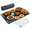 Dark Gray - a-27.5"x16" - A, variant on Expandable Warming Mat For Food - 42"x16" Extra Large Electric Tray With 7 Temp Settings Able ℃/℉ 99h Timer Lock 2 Panels Custom