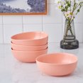 thumbnail image 6 of Stone + Lain Delilah Porcelain Collection Dish Set, 6 Bowls (6-inch) Service for 6, Peach, 6 of 6