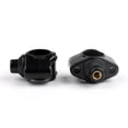 thumbnail image 2 of Windshield Mounting Hardware Quick 1" 25mm & 1 1/8" 28mm Handlebar Clamps Set Black, 2 of 5