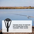 thumbnail image 4 of New Arrivals 80 Pcs Fishing Rod Tip Repair Kit Stainless Steel Ceramic Ring Guide Tips Replacement for Sea, 4 of 10