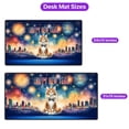 thumbnail image 5 of Happy New Year with Maine Coon Fireworks Holiday Xmas Winter 2025 Desk Mat Full Keyboard Mouse Pad Cat Lover Kitten Owner Gifts Large Mousepad - 00025, 5 of 5