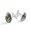 Color 3, variant on Men's Classic Stainless Steel, Beetle Ladybug Leaves Pattern Cufflinks Business Wedding Shirts, Silver