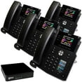 thumbnail image 1 of Xblue QB System Bundle with 4 IP9g IP Phones Including Auto Attendant, Voicemail, Cell & Remote Phone Extensions & Call Recording, Black, (QB1004), 1 of 4