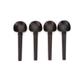 thumbnail image 1 of 4 Pcs Chevilles de Violoncelle en Bois d'Ébène Accessoires de Réglage Sans Trou Pièces d'Instruments de Musique pour Violoncelle 4/4, 1 of 10