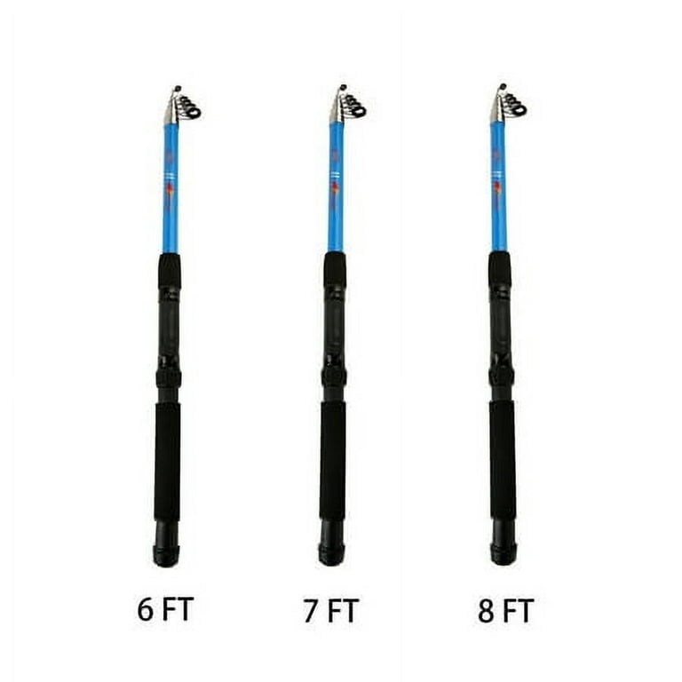  NNR Fishing Rod Portable Telescopic Mini Fishing Rod Pole for  Outdoor Stream Pen Shape Folded River Lake Fishing Rod with Reel Wheel Fishing  Pole Travel (Color : Yellow) : Sports 