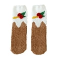 thumbnail image 2 of GILIGEGE 1 Pairs Womens Fuzzy Socks Cozy Winter Warm Fluffy Soft Cute Animal Fuzzy Home Slipper Socks Fleece Soft Winter Warm Slipper Sock for Women Girls Xmas Holiday Party Gifts, 2 of 4